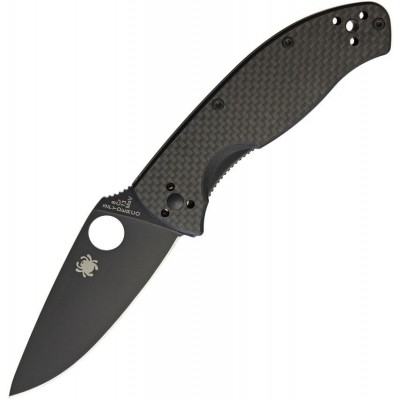 Нож складной Spyderco Tenacious, Black Blade, Carbon Fiber/G10 Laminate Handles