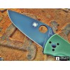 Нож складной Spyderco Tenacious, Black Blade, Green G-10 Handle