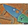 Нож складной Spyderco Tenacious, Black Blade, Green G-10 Handle