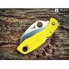 Нож складной Spyderco Tasman Salt, Yellow Handle