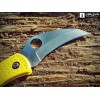 Нож складной Spyderco Tasman Salt, Yellow Handle