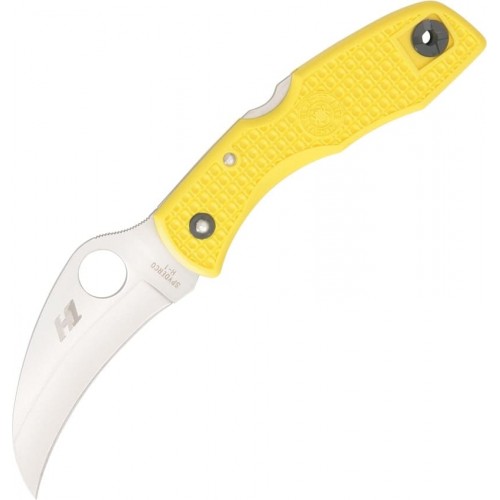 Нож складной Spyderco Tasman Salt, Yellow Handle