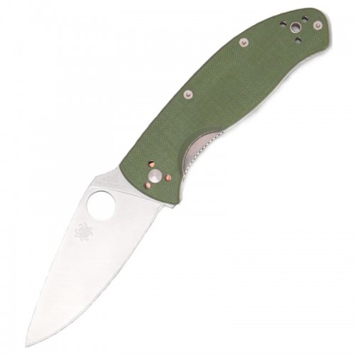 Нож складной Spyderco Tenacious, Green G-10 Handle