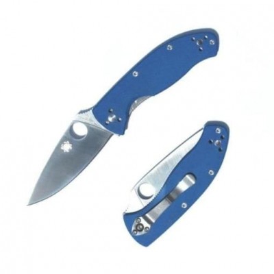 Нож складной Spyderco Tenacious, Blue G-10 Handle