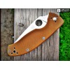 Нож складной Spyderco Tenacious, Brown G-10 Handle