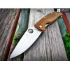 Нож складной Spyderco Tenacious, Brown G-10 Handle