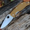 Нож складной Spyderco Tenacious, Brown G-10 Handle