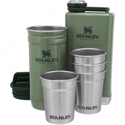 Набор Stanley STA1883031 Pre-Party Shotglass/Flask Set, Green