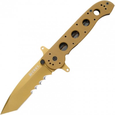 Нож складной CRKT M21, Desert Tan Tanto Serrated Blade