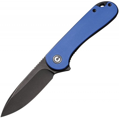 Нож складной Civivi C907X Elementum, Black Stonewashed D2 Blade, Blue G10 Handle
