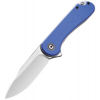 Нож складной Civivi C907F Elementum, Satin D2 Blade, Blue G10 Handle