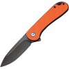 Нож складной Civivi C907Y Elementum, Black Stonewashed D2 Blade, Orange G10 Handle