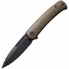 Нож складной Civivi C21025B-3 Cetos, Black Stonewashed 14C28N Blade, Green Micarta Coarse Presentation Handle