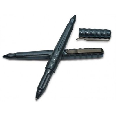 Ручка тактическая Benchmade Tactical Pen, Anodized Blue Titanium Body, Blue Ink